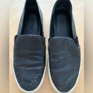 Vince - Women’s Perforated Leather Blair Sneaker (black - size 6)